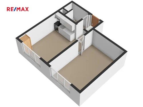 Prodaný  byt 1+1 43 m²