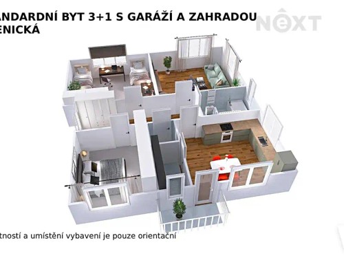 Prodej bytu 3+1 107 m²