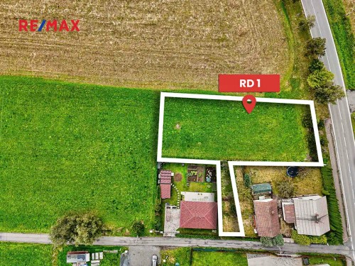 Prodej stavebního pozemku 1393 m²