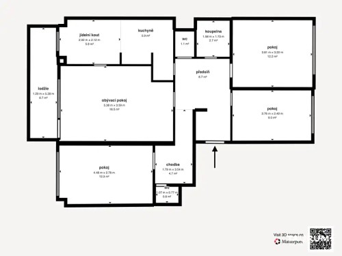 Prodej bytu 4+1 84 m²