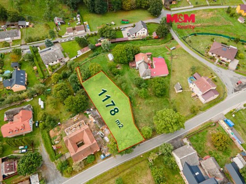 Prodej stavebního pozemku 1178 m²