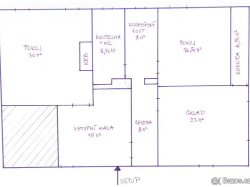 Prodej chalupy 113 m², pozemek 222 m²