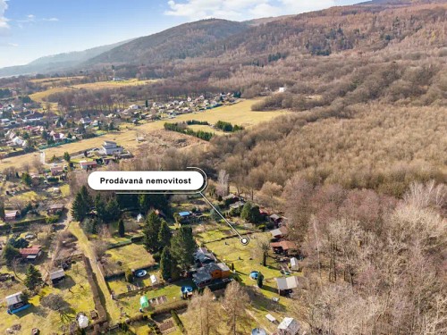 Prodej chaty 16 m², pozemek 405 m²