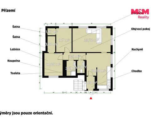 Prodej domu 70 m², pozemek 2100 m²