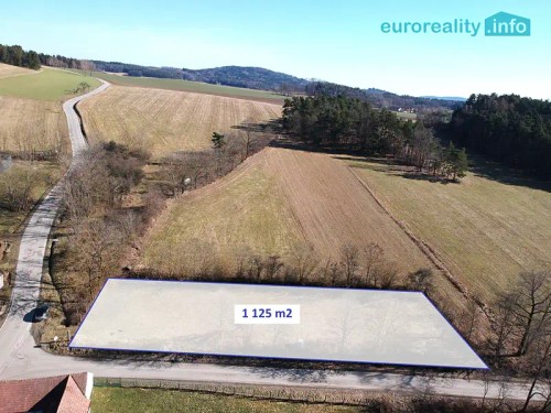 Prodej stavebního pozemku 1125 m²