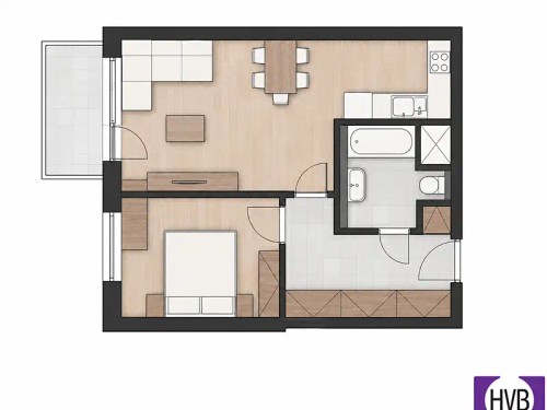 Prodej bytu 2+kk 60 m²