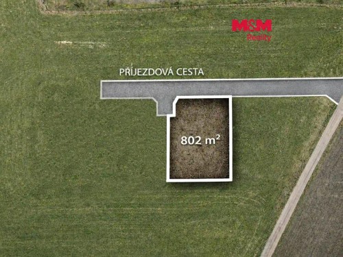 Prodej stavebního pozemku 802 m²