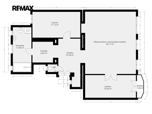 Prodaný byt 3+kk 110 m²