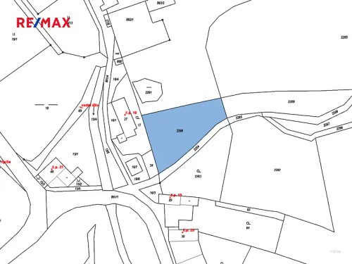 Prodej stavebního pozemku 1488 m²