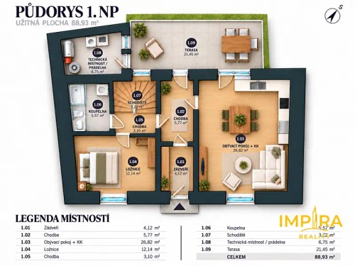 Prodej domu 133 m², pozemek 222 m²