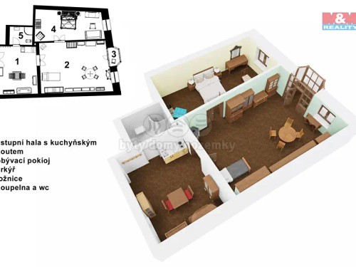 Prodaný byt 3+kk 86 m²