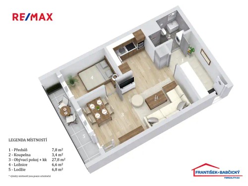 Prodej bytu 2+kk 45 m²
