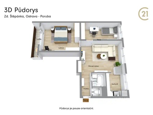 Prodej bytu 3+kk 65 m²