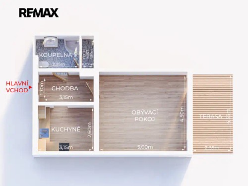 Prodej bytu 1+1 41 m²