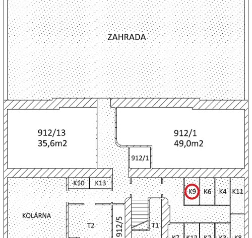Prodaný  byt 2+1 63 m²