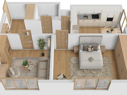 Prodej bytu 2+1 53 m²