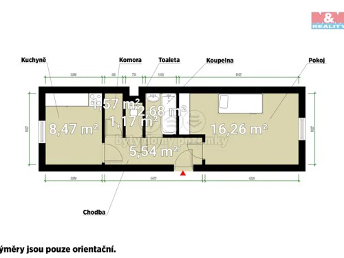 Prodaný byt 1+1 36 m²