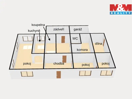 Prodej chalupy 99 m², pozemek 427 m²