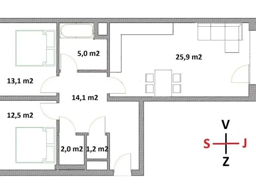 Prodej bytu 3+kk 79 m²