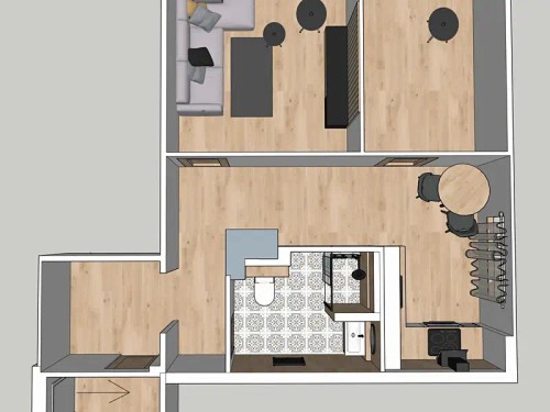 Prodej bytu 2+1 47 m²