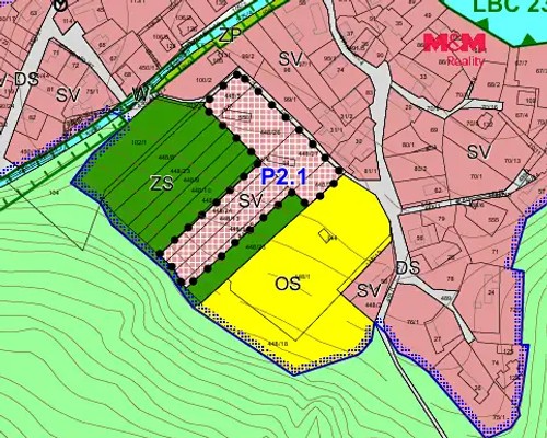 Prodej stavebního pozemku 4508 m²