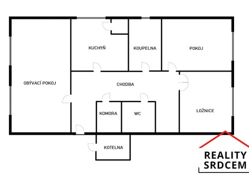 Prodej bytu 3+1 73 m²