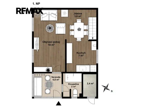 Prodej chaty 50 m², pozemek 400 m²