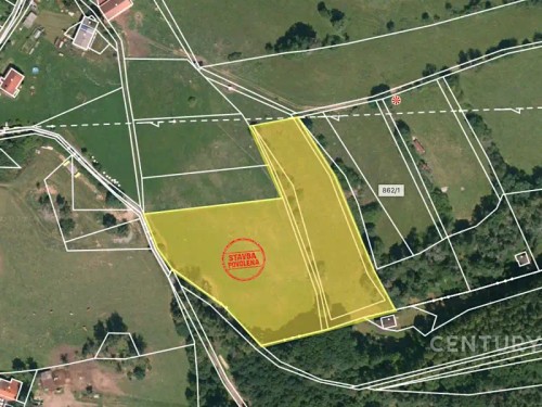 Prodej stavebního pozemku 11465 m²