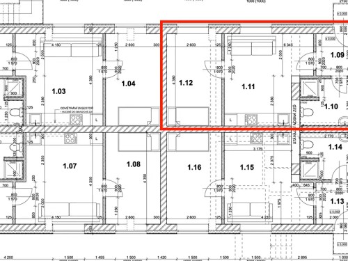 Prodaný  byt 2+kk 40 m²