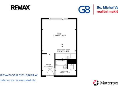 Prodej bytu 1+kk 20 m²