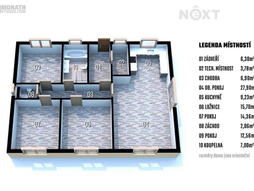Prodej domu 106 m², pozemek 500 m²