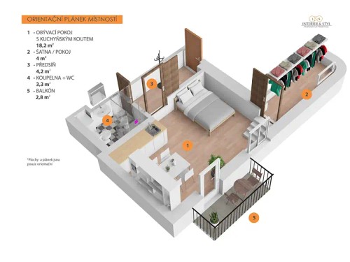Prodej bytu 1+kk 30 m²