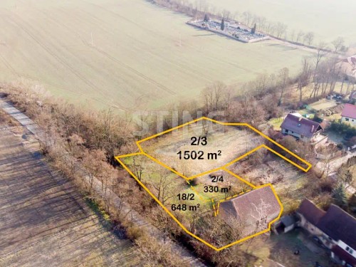 Prodej stavebního pozemku 2480 m²