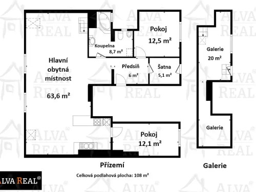 Prodej bytu 3+kk 108 m²