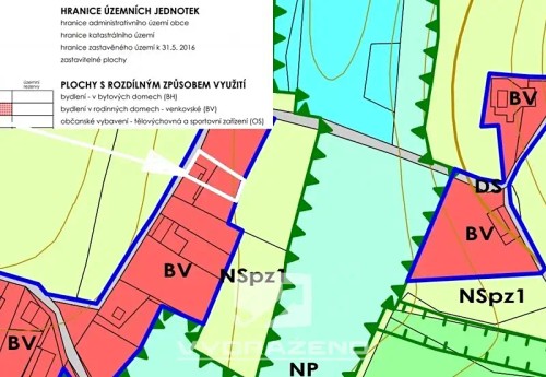 Prodej stavebního pozemku 458 m²