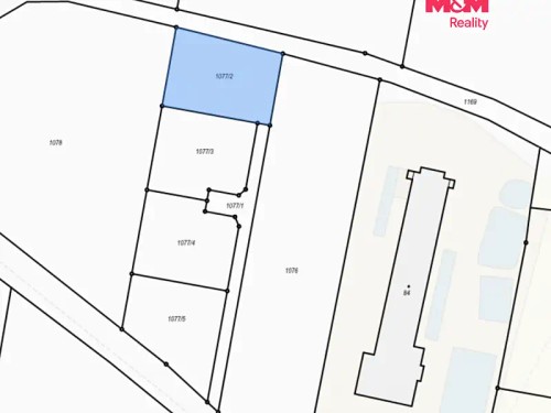 Prodej stavebního pozemku 854 m²