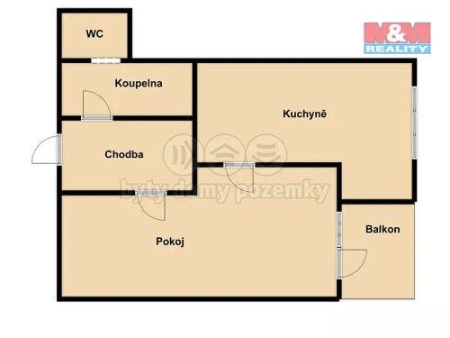 Prodaný byt 1+kk 24 m²
