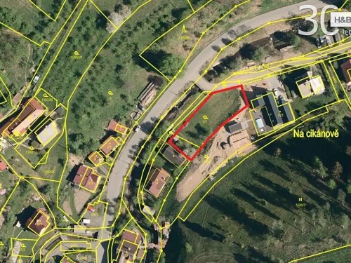 Prodej stavebního pozemku 881 m²