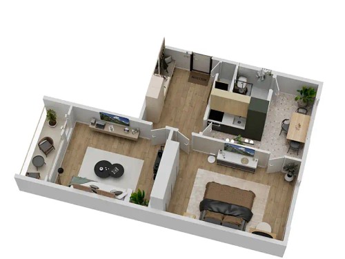 Prodej bytu 2+1 62 m²