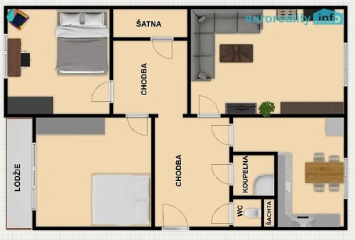 Prodaný byt 3+1 75 m²