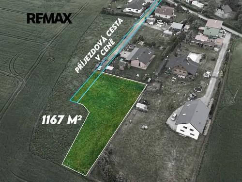 Prodej stavebního pozemku 1167 m²