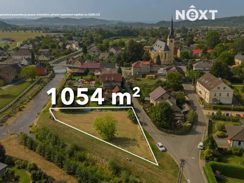 Prodej stavebního pozemku 1054 m²
