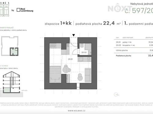 Prodej bytu 1+kk 23 m²