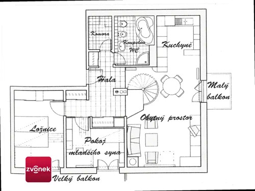 Prodej bytu 5+kk 122 m²