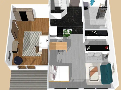 Prodaný  byt 2+kk 45 m²