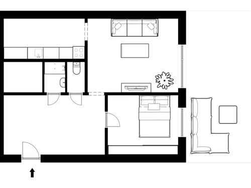Prodej bytu 2+1 56 m²