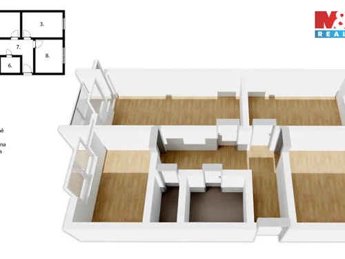 Prodaný byt 3+1 67 m²