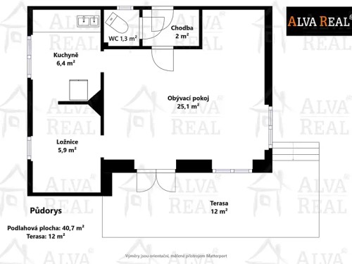 Prodej chaty 40 m², pozemek 1 m²