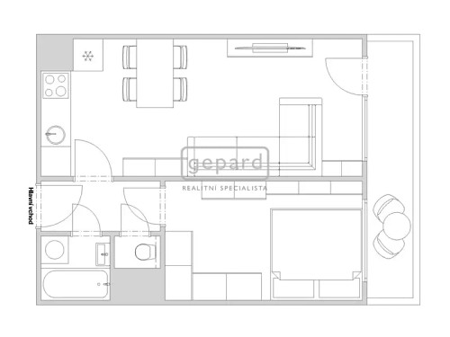 Prodej bytu 2+kk 45 m²