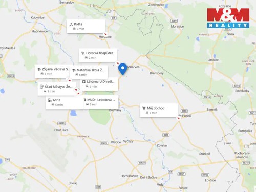 Prodej stavebního pozemku 3077 m²